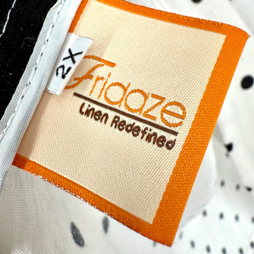 Fridaze Linen Redefined Plus Size 2x Wearable Art… - image 2